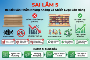Sai Lầm 5 Khởi Nghiệp Mỹ Phẩm: Ra Mắt Sản Phẩm Nhưng Không Có Chiến Lược Bán Hàng